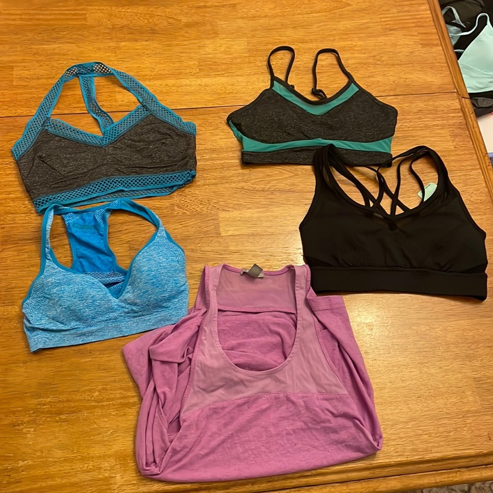 5 piece workout top bundle
